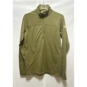 FjallRaven Mens S Abisko Lite Fleece Half Zip Green F87113